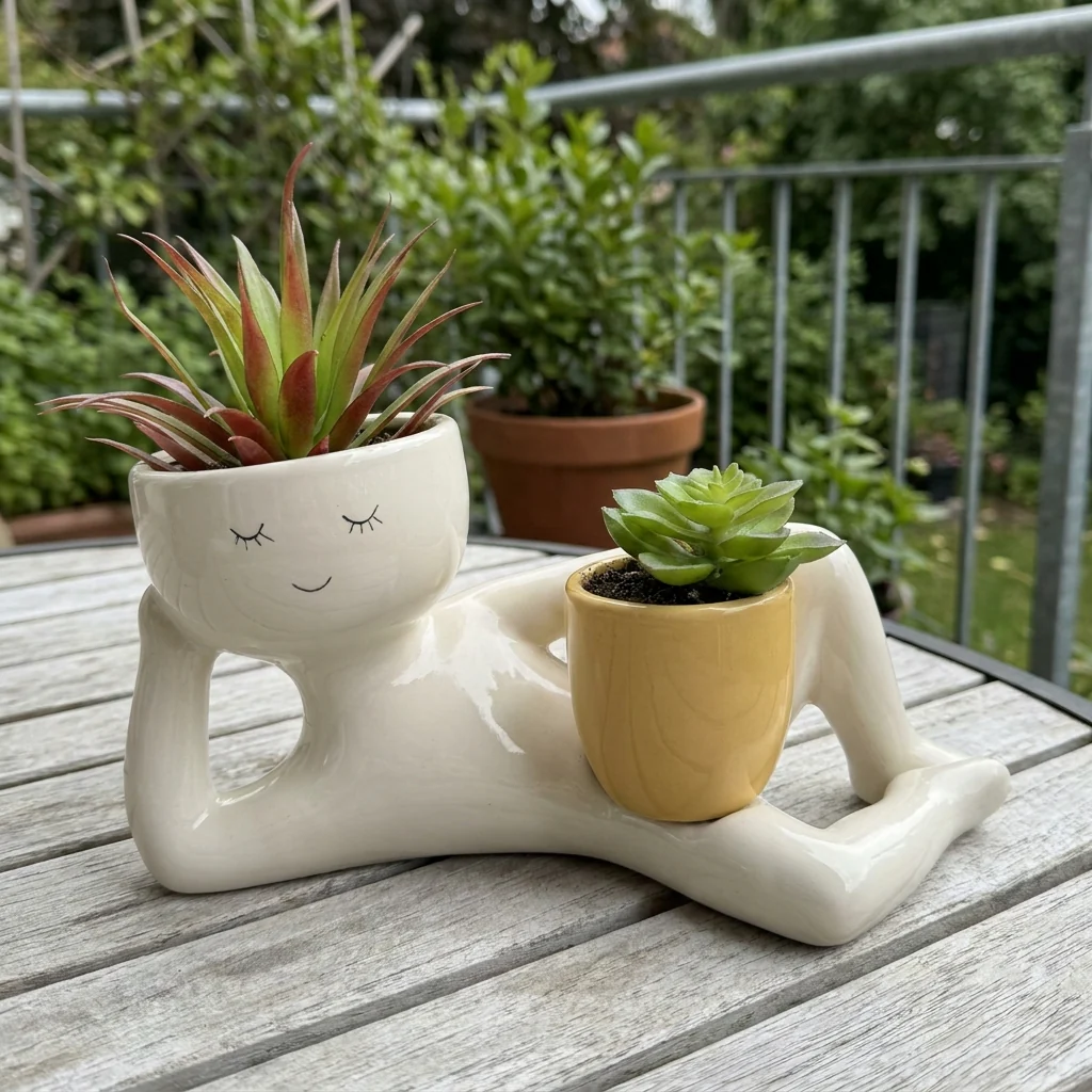 The Daydreamer planter outdoors on a balcony